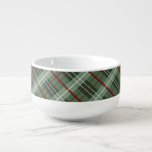 Christmas Plaid Soup Mug