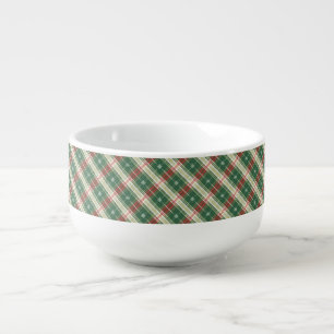 Christmas Plaid  Soup Mug