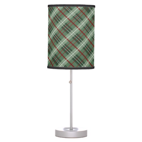 Christmas Plaid Table Lamp