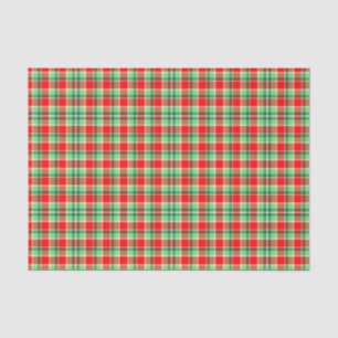 Christmas Plaid tissue paper