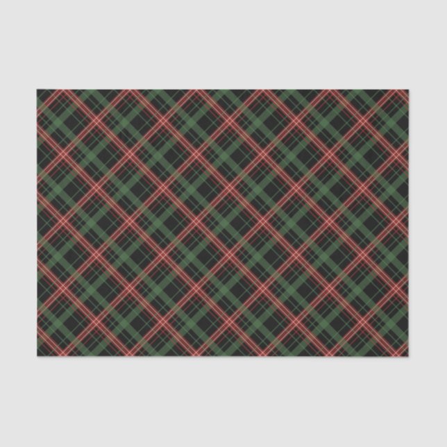 Christmas Plaid, Tissue paper (Front)