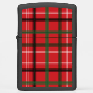 Christmas plaid zippo lighter
