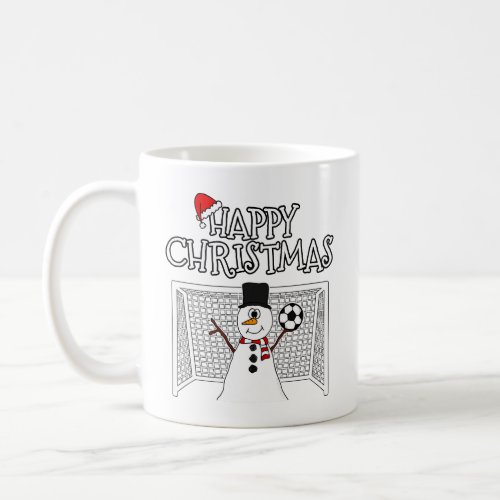 Christmas Player  Snowman Goalkeeper Xmas 2022  Coffee Mug