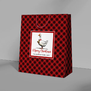 Christmas Playful Silly Goose Humor Gift Bags