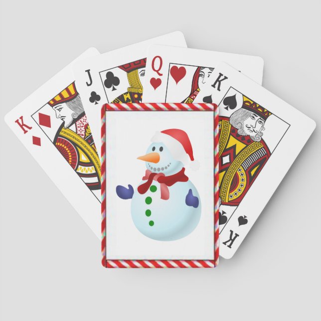 Christmas Playing Card Deck (Back)