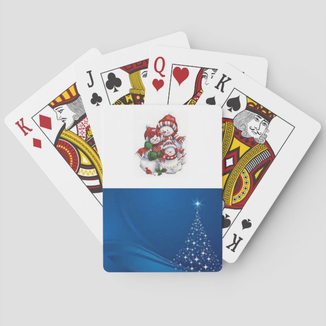 Christmas Playing Card Deck (Back)