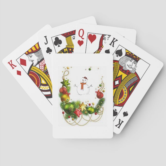 Christmas Playing Card Deck (Back)
