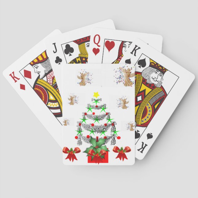 Christmas Playing Card Deck (Back)