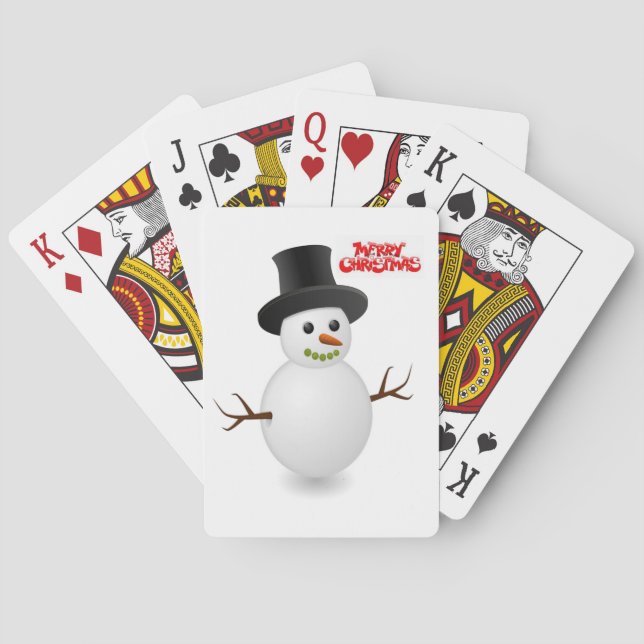 Christmas Playing Card Deck (Back)
