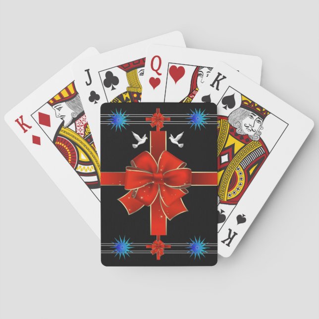 Christmas Playing Card Deck (Back)