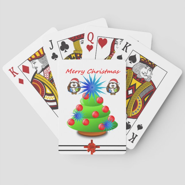 Christmas Playing Card Deck (Back)
