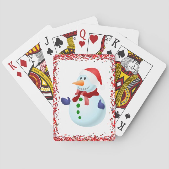 Christmas Playing Card Deck (Back)