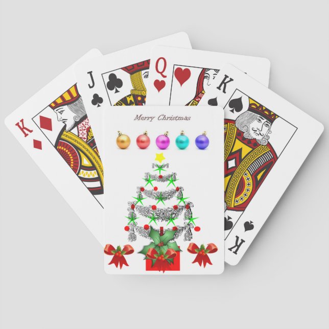 Christmas Playing Card Deck (Back)