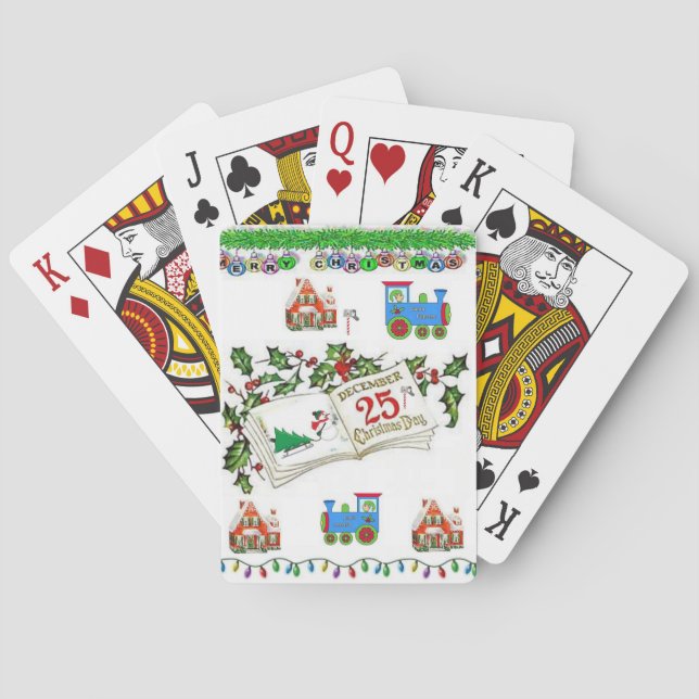 Christmas Playing Card Deck (Back)