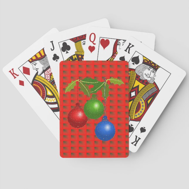 Christmas Playing Card Deck (Back)