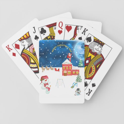 Christmas  playing cards