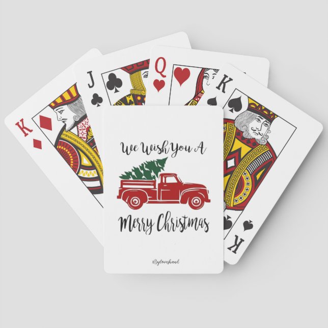 Christmas Playing Cards (Back)
