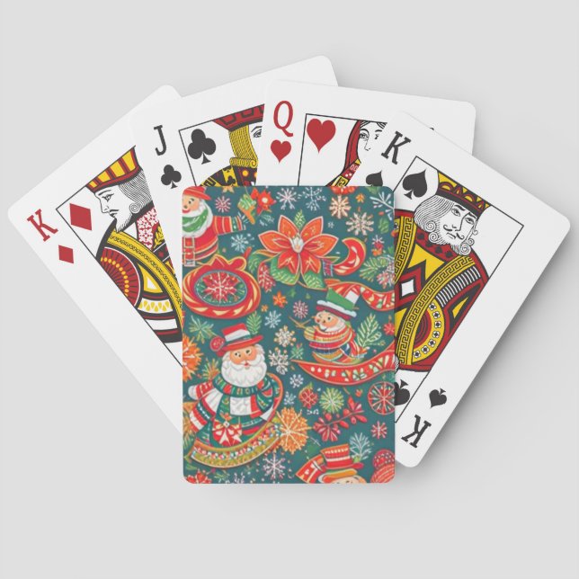Christmas Playing Cards (Back)