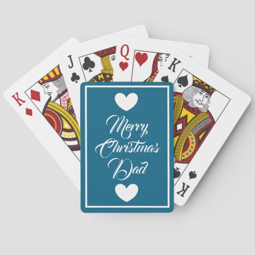 Christmas playing cards for Dad by dalDesignNZ
