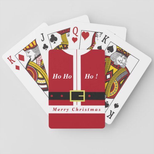 Christmas Playing Cards Gift Santa Claus Funny