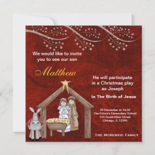 Christmas Plays Invitation