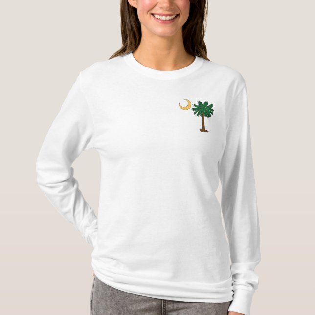 Christmas Pocket Palmetto T-Shirt (Front)