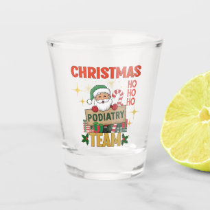 Christmas Podiatry Team - Festive Foot Care Profes Shot Glass