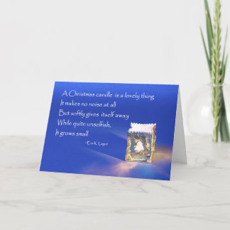 Christmas poem card