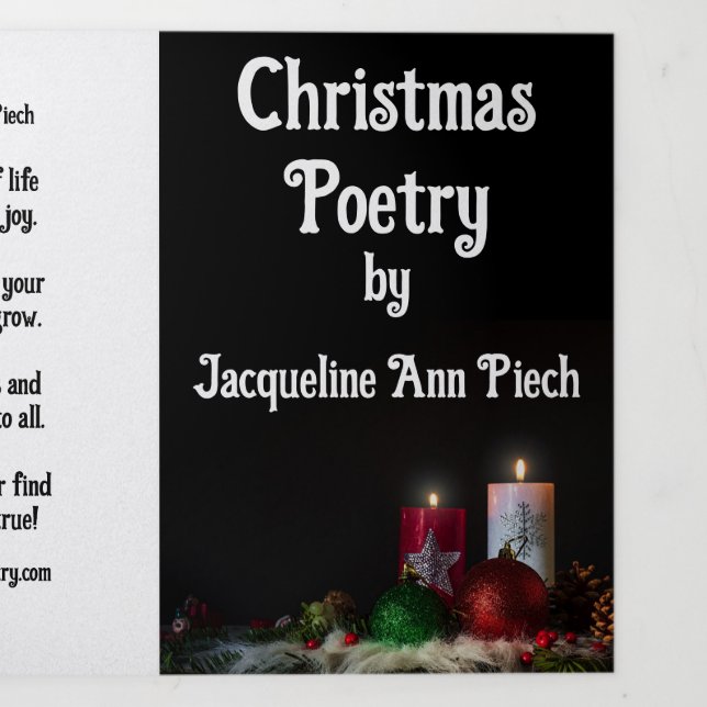 Christmas Poetry Trifold Pamphlet  (Cover)