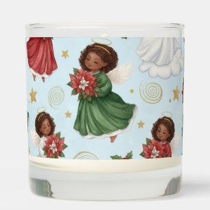Christmas Poinsettia Angels Scented Candle
