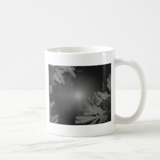 Christmas Poinsettia Black And Grey Coffee Mug