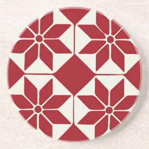 Christmas Poinsettia Coaster