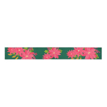 Christmas Poinsettia Green