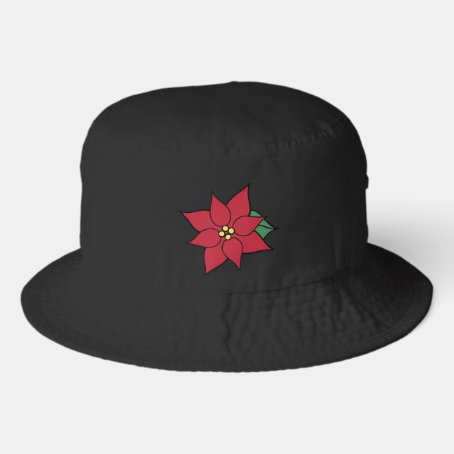 Christmas Poinsettia Hat (Front)