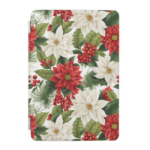 Christmas Poinsettia – Holiday Floral Design iPad Mini Cover
