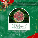 Christmas Poinsettia Necklace<br><div class="desc">Captivate the Christmas spirit with the stunning Christmas Poinsettias Necklace. • Available in 3 styles, 3 metals, and 3 sizes to suit any taste • Features a beautiful graphic of a festive Christmas poinsettia • Arrives in a luxurious black felt gift bag, ready to give or wear Elevate your holiday...</div>