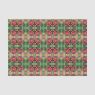 Christmas Poinsettia Original Watercolor Painting Tissue Paper