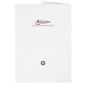 Christmas Poinsettias, Business Appreciation (Back)