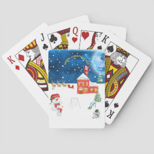 Christmas  poker cards