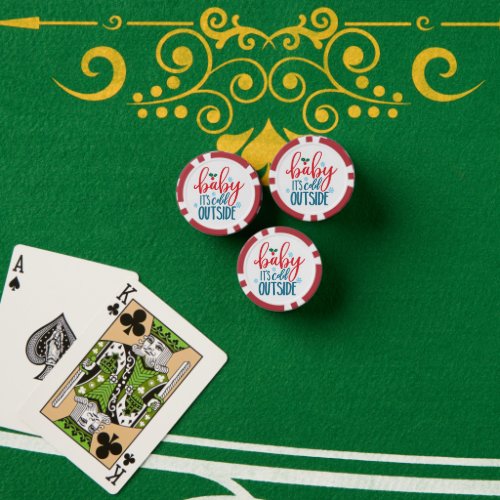 Christmas Poker Chips Design
