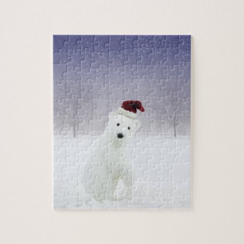 Christmas Polar Bear 100 Puzzle