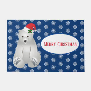 Christmas Polar Bear Doormat