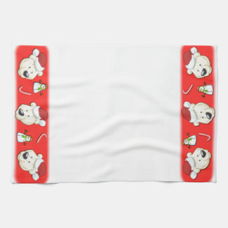 Christmas Polar Bear Kitchen Towel