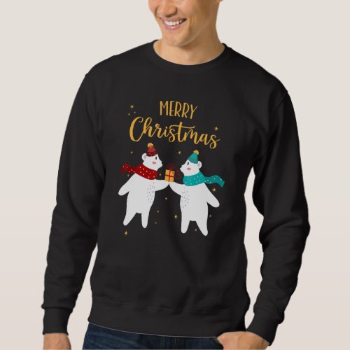 Christmas Polar Bear Pajamas _ Matching Christmas  Sweatshirt