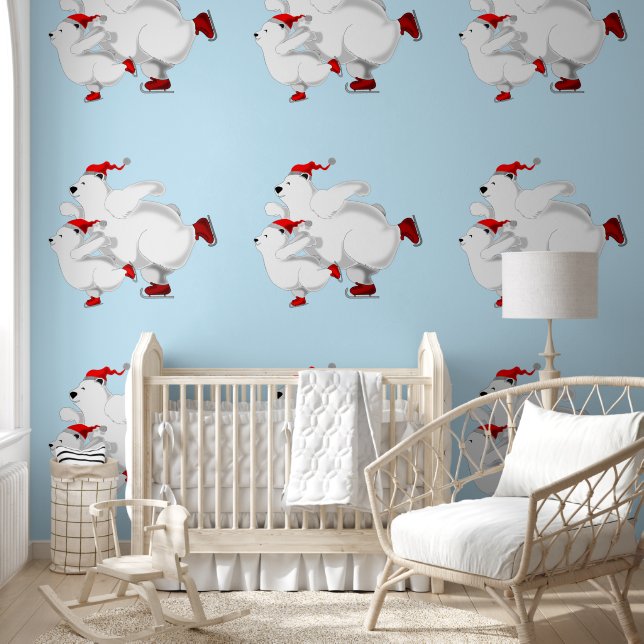 Christmas Polar Bear Wallpaper (Kids)