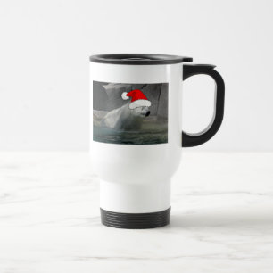 Christmas Polar Bears Travel Mug