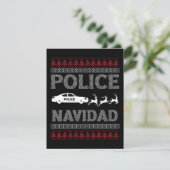Christmas Police Navidad Funny Xmas Holiday (Standing Front)