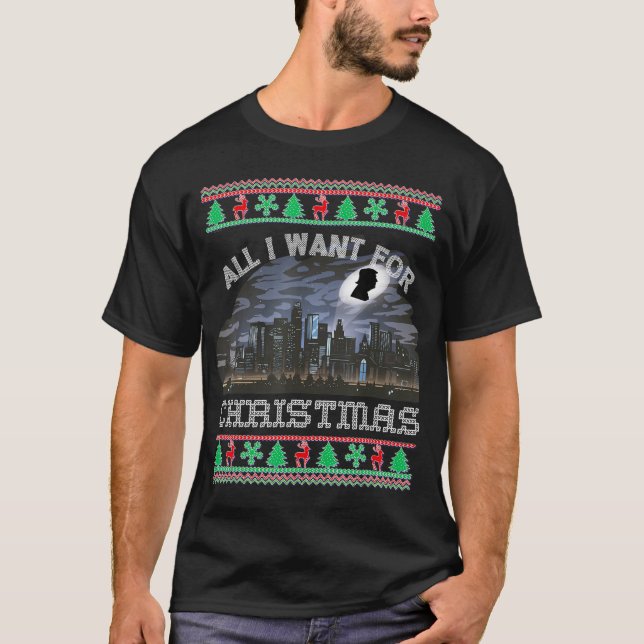Christmas Political Humor Xmas Saying Pro Trump An T-Shirt (Front)