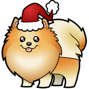 Christmas Pomeranian Ornament