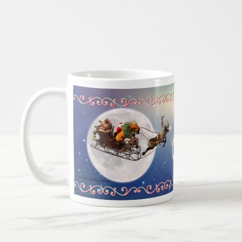 Christmas Pony Sleigh Ride Coffee Mug